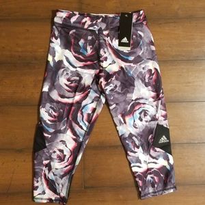Girls Adidas Crop Leggings